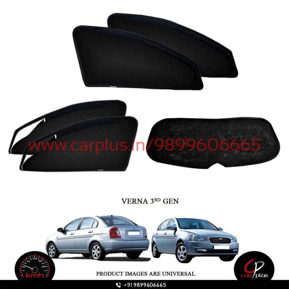 KMH Zipper Curtains For Hyundai Verna CARPLUS