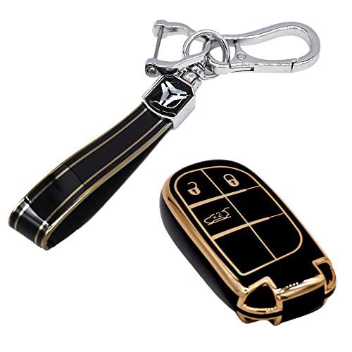 
                  
                    Kmh TPU Gold Key Cover For Jeep D1 (KC-36)-KEY COVER - TPU GOLD-KMH-PACK OF 1 WITH 1 KEYRING-BLACK-CARPLUS
                  
                