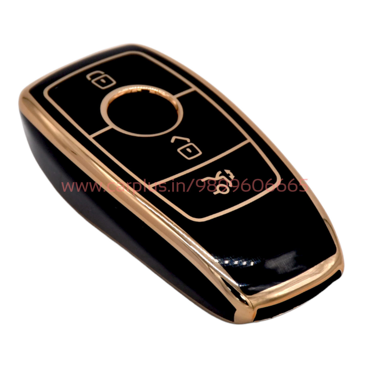 
                  
                    Kmh TPU Gold Key Cover For Mercedes benz D2 (KC-201)-KEY COVER - TPU GOLD-KMH-PACK OF 1-BLACK-CARPLUS
                  
                