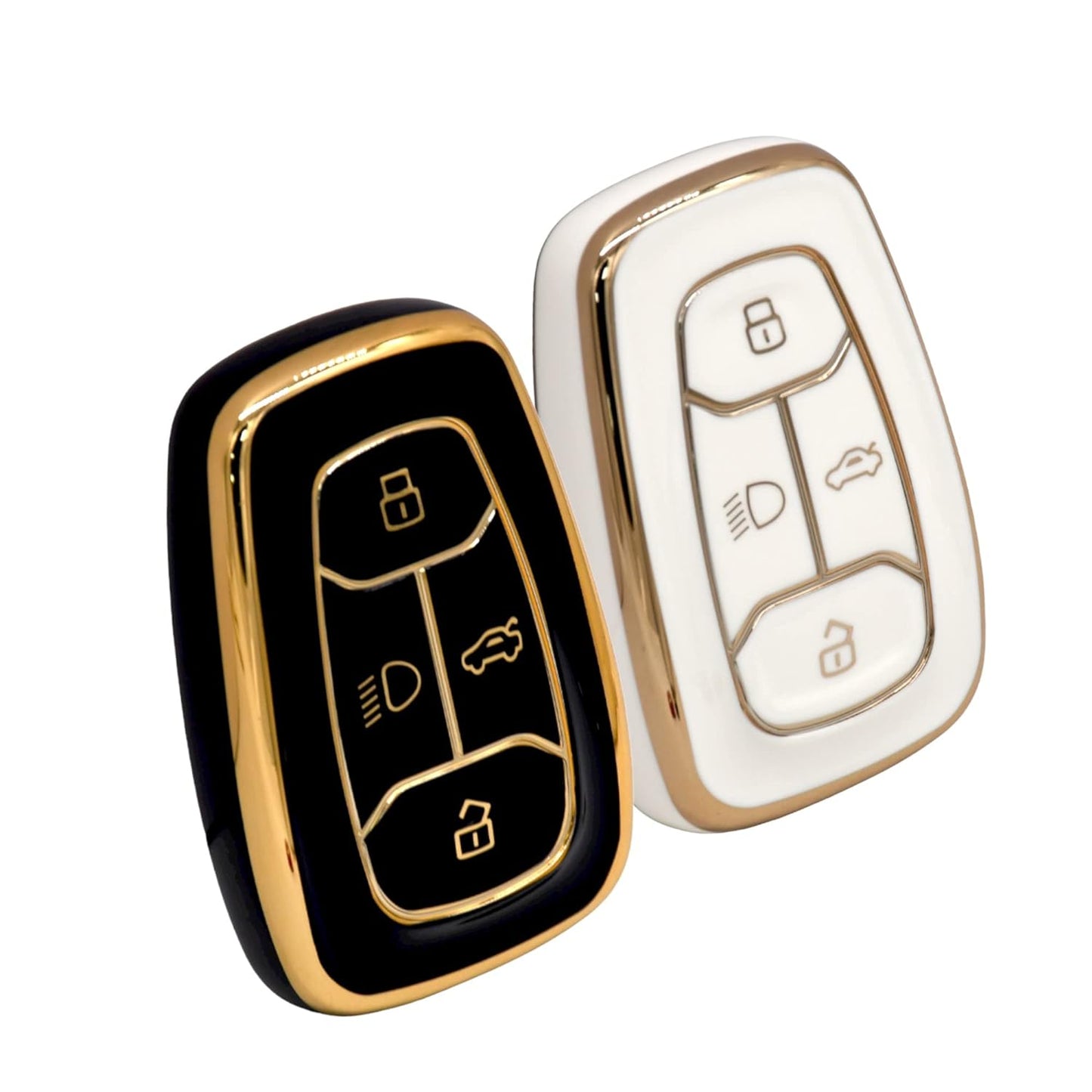 
                  
                    Kmh TPU Gold Key Cover For Tata D2 (KC-08)-KEY COVER - TPU GOLD-KMH-PACK OF 1-RED-CARPLUS
                  
                