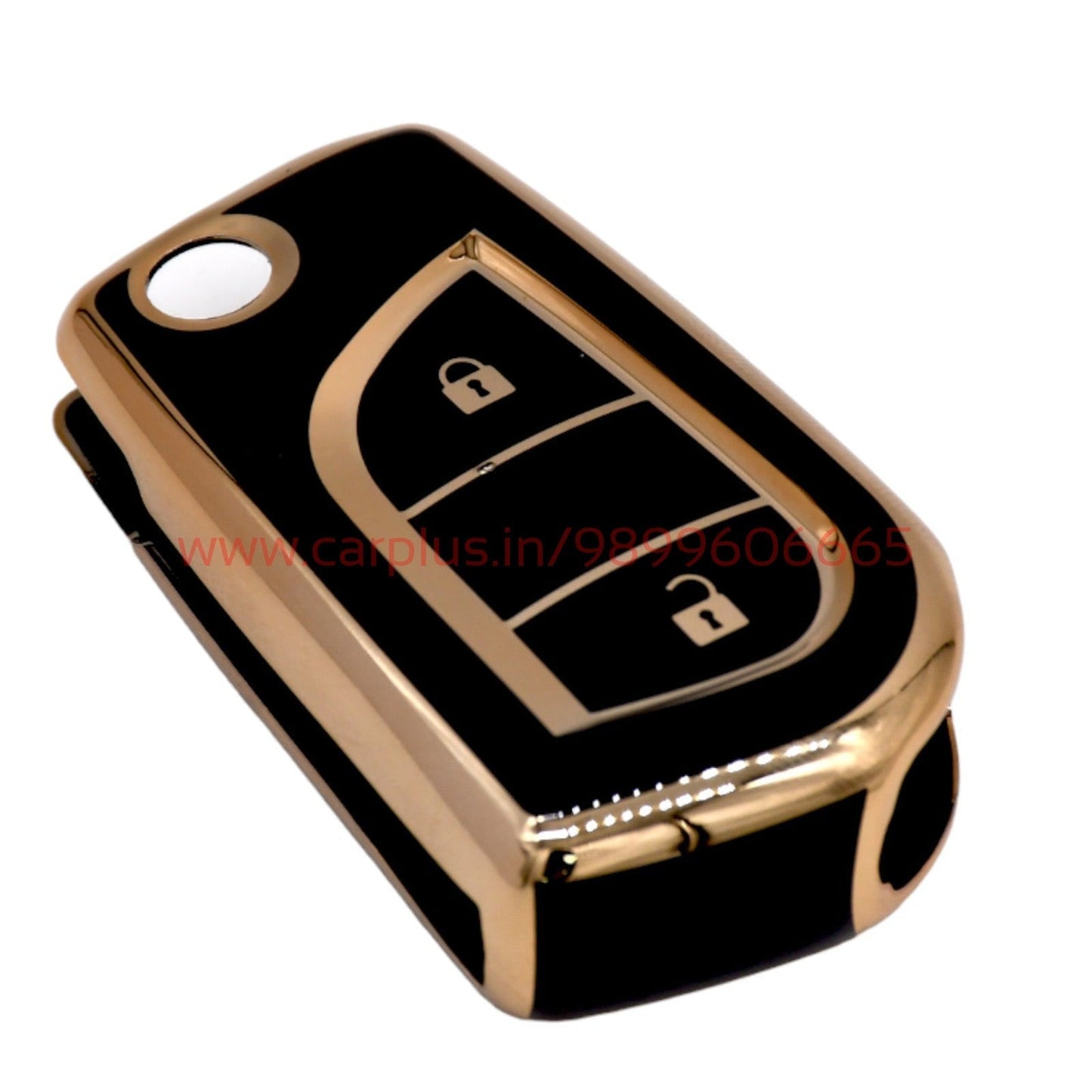 
                  
                    Kmh TPU Gold Key Cover For Toyota D4 (KC-207)-KEY COVER - TPU GOLD-KMH-PACK OF 1-RED-CARPLUS
                  
                
