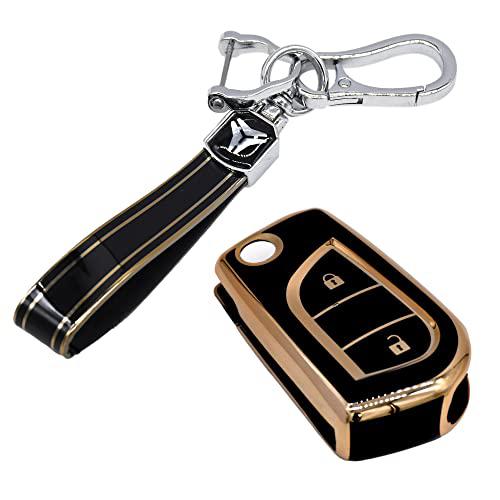 
                  
                    Kmh TPU Gold Key Cover For Toyota D4 (KC-207)-KEY COVER - TPU GOLD-KMH-PACK OF 1-RED-CARPLUS
                  
                
