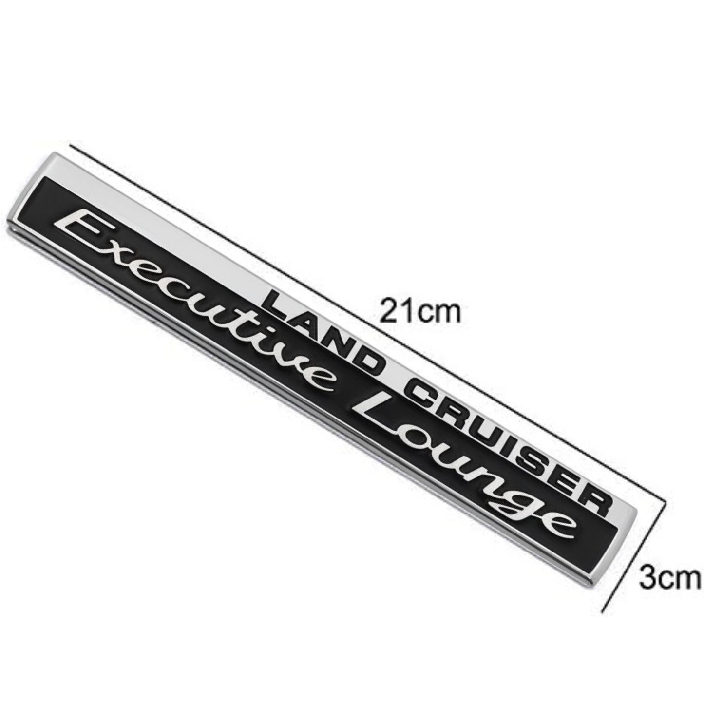 
                  
                    LAND CRUISER EXECUTIVE LOUNGE Emblem 3D Badge Silver & Black-BADGES-CARPLUS-CARPLUS
                  
                