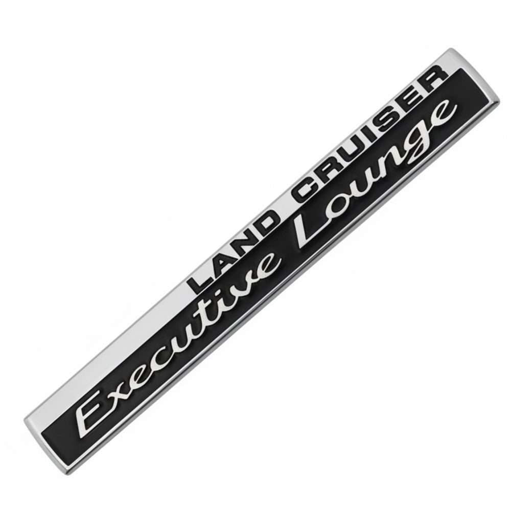 
                  
                    LAND CRUISER EXECUTIVE LOUNGE Emblem 3D Badge Silver & Black-BADGES-CARPLUS-CARPLUS
                  
                