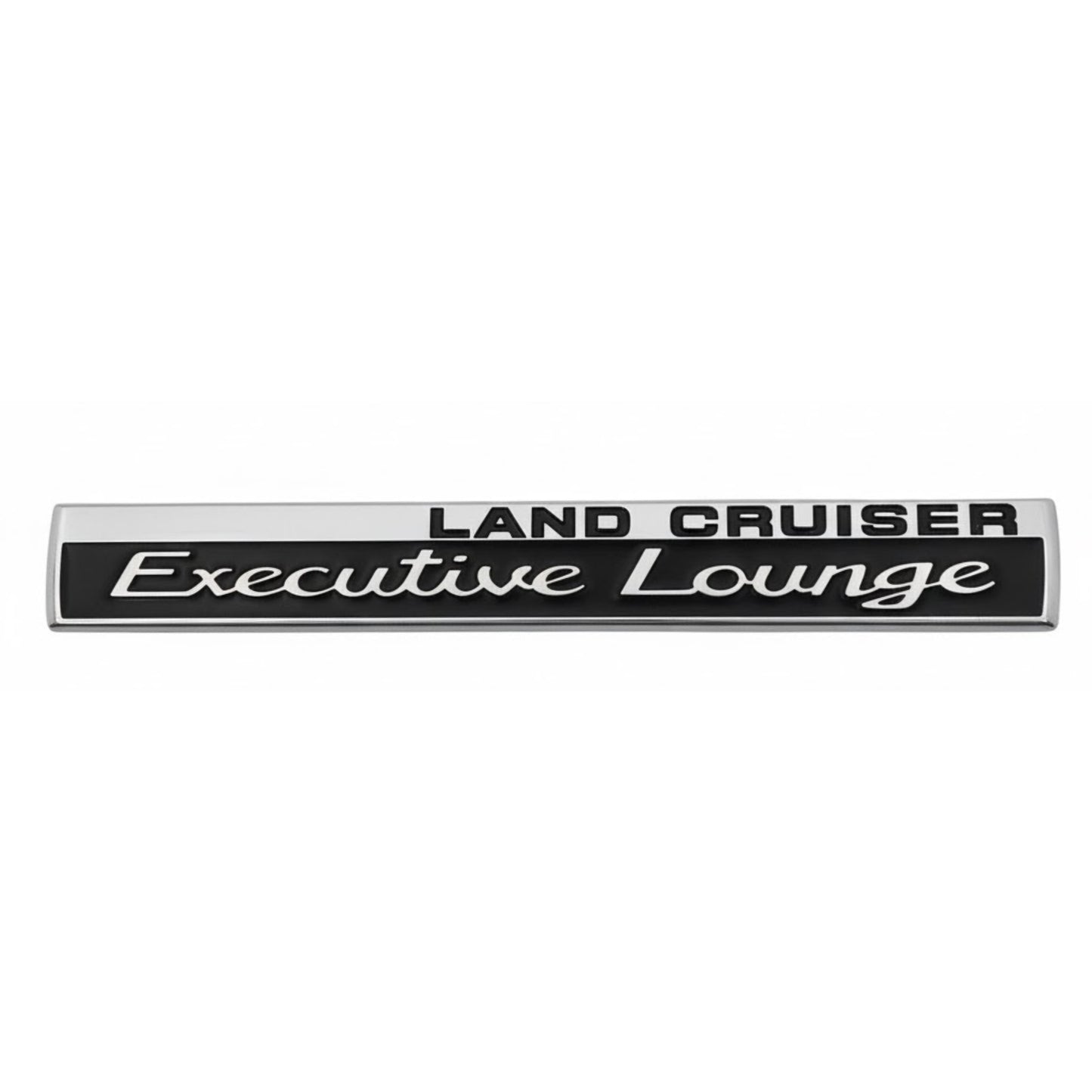 
                  
                    LAND CRUISER EXECUTIVE LOUNGE Emblem 3D Badge Silver & Black-BADGES-CARPLUS-CARPLUS
                  
                