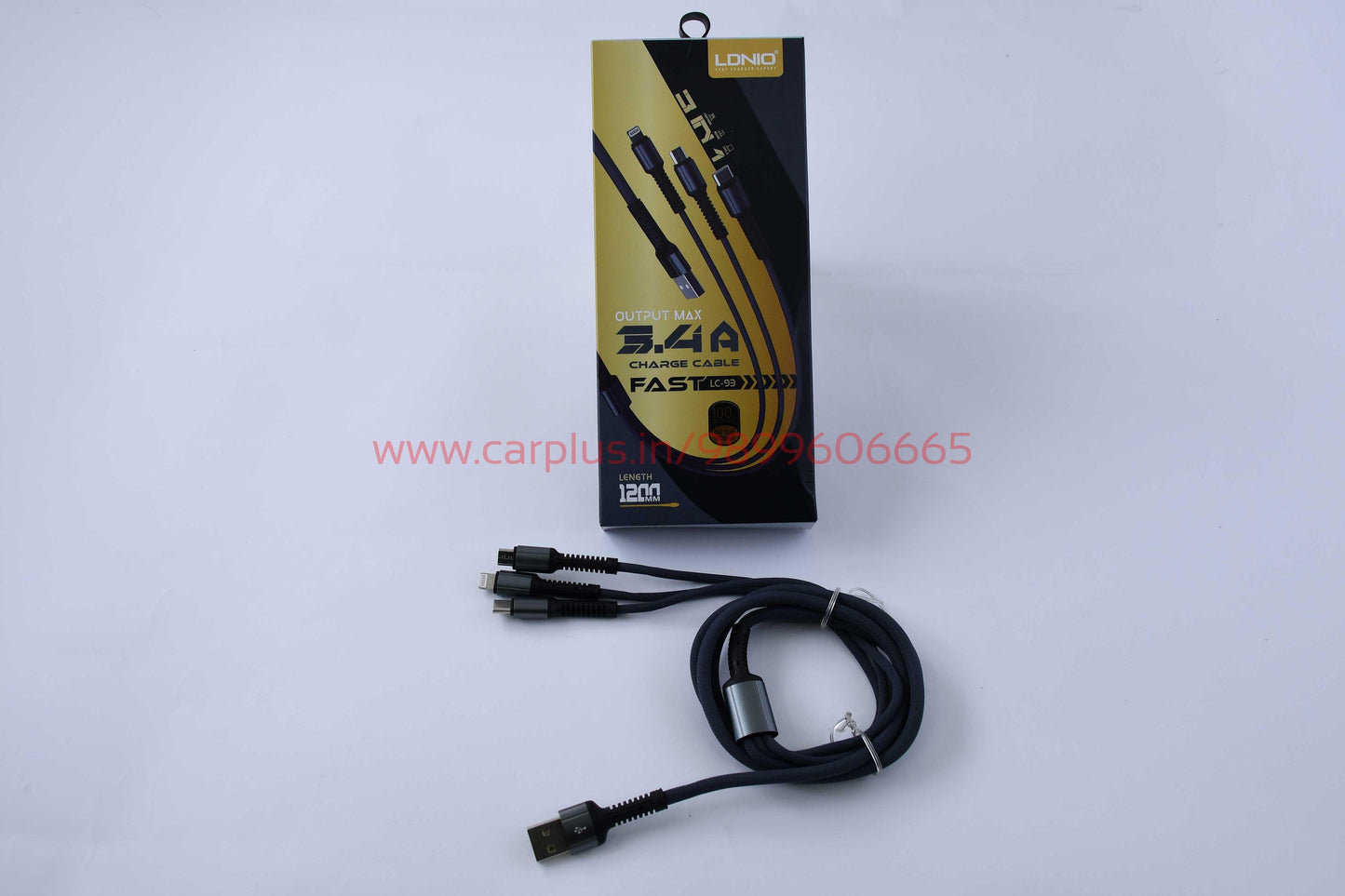 
                  
                    LDNIO 3.4A 3 In 1 USB Cable (LC-93) LDNIO CHARGING CABLE.
                  
                