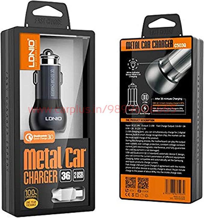 
                  
                    LDNIO Metal Car Charger 2 USB - C503Q-CHARGER-LDNIO-CARPLUS
                  
                