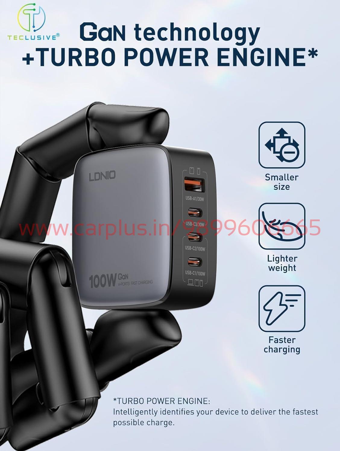 
                  
                    LDNIO Q408 100W GAN Super Fast Charger-CHARGER-LDNIO-CARPLUS
                  
                