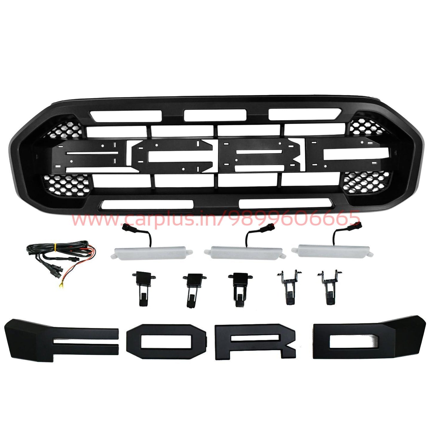 
                  
                    Grill with LED for Ford Endeavour - 2019+-GRILLS-RETRO SOLUTIONS-CARPLUS
                  
                