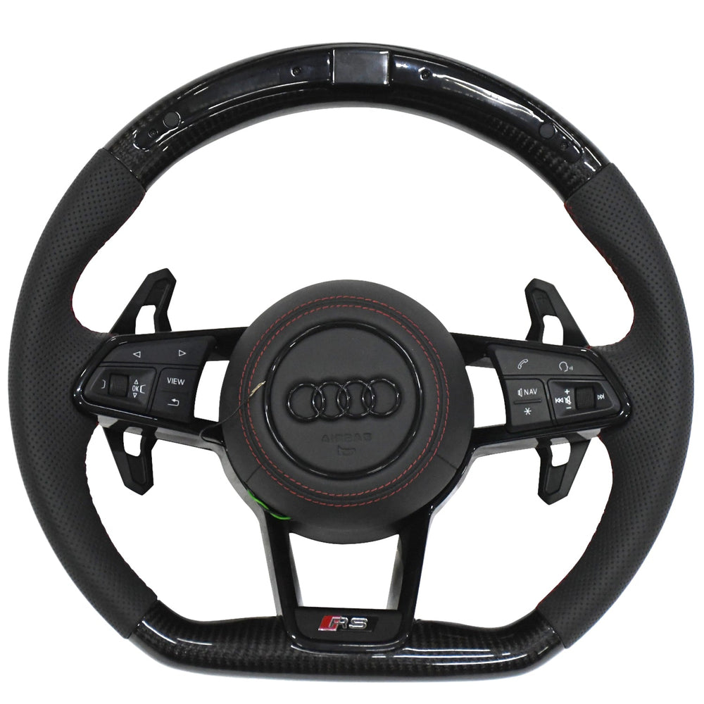 LED Steering Wheel for Audi R8 Style-STEERING WHEEL-RETRO-CARPLUS