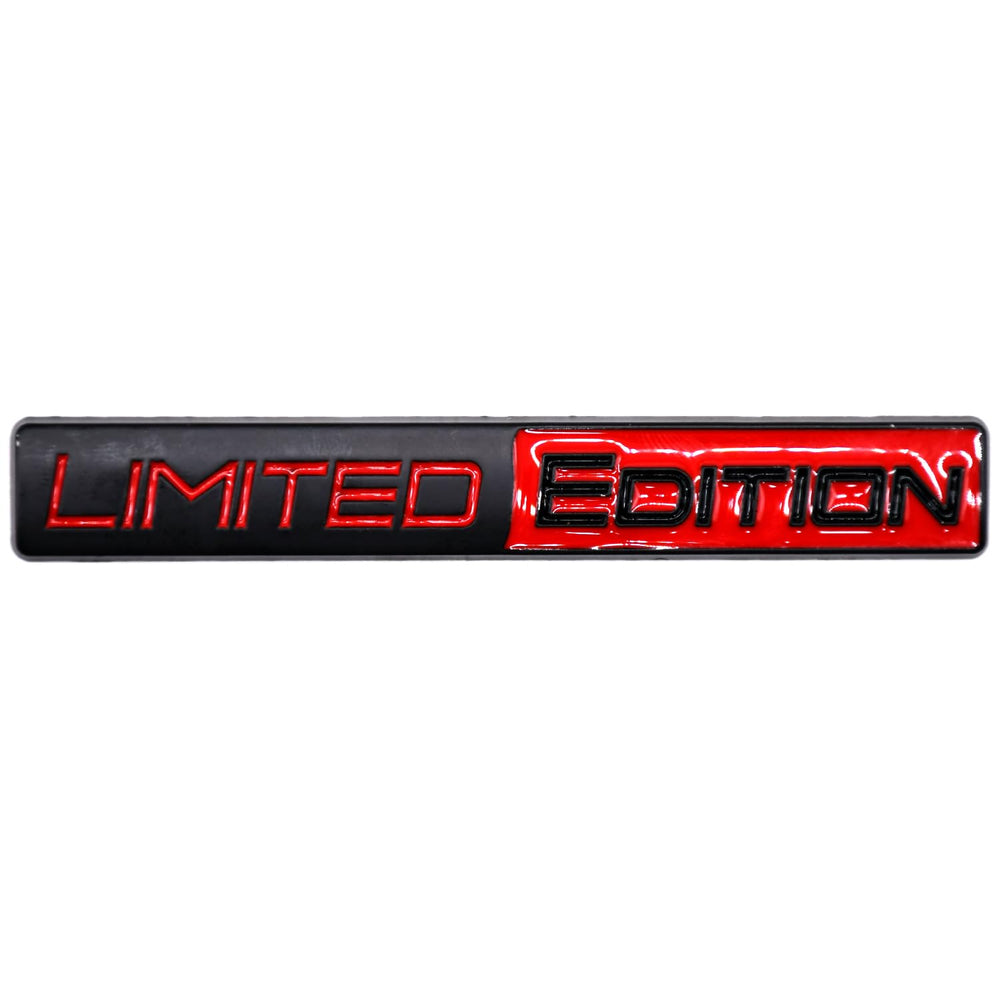 LIMITED EDITION Emblem 3D Badge-BADGES-CARPLUS-Black & Red-CARPLUS
