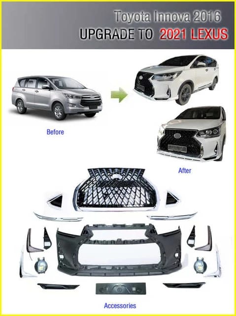 
                  
                    Innova 2016 Upgrade to 2021 Lexus (Crysta)-BODY KIT-RETRO SOLUTIONS-CARPLUS
                  
                