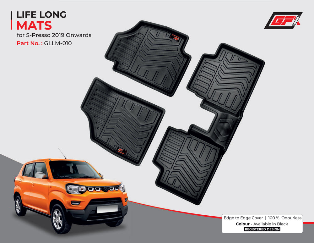 
                  
                    GFX Life Long Car Mats for Maruti S-Presso
                  
                