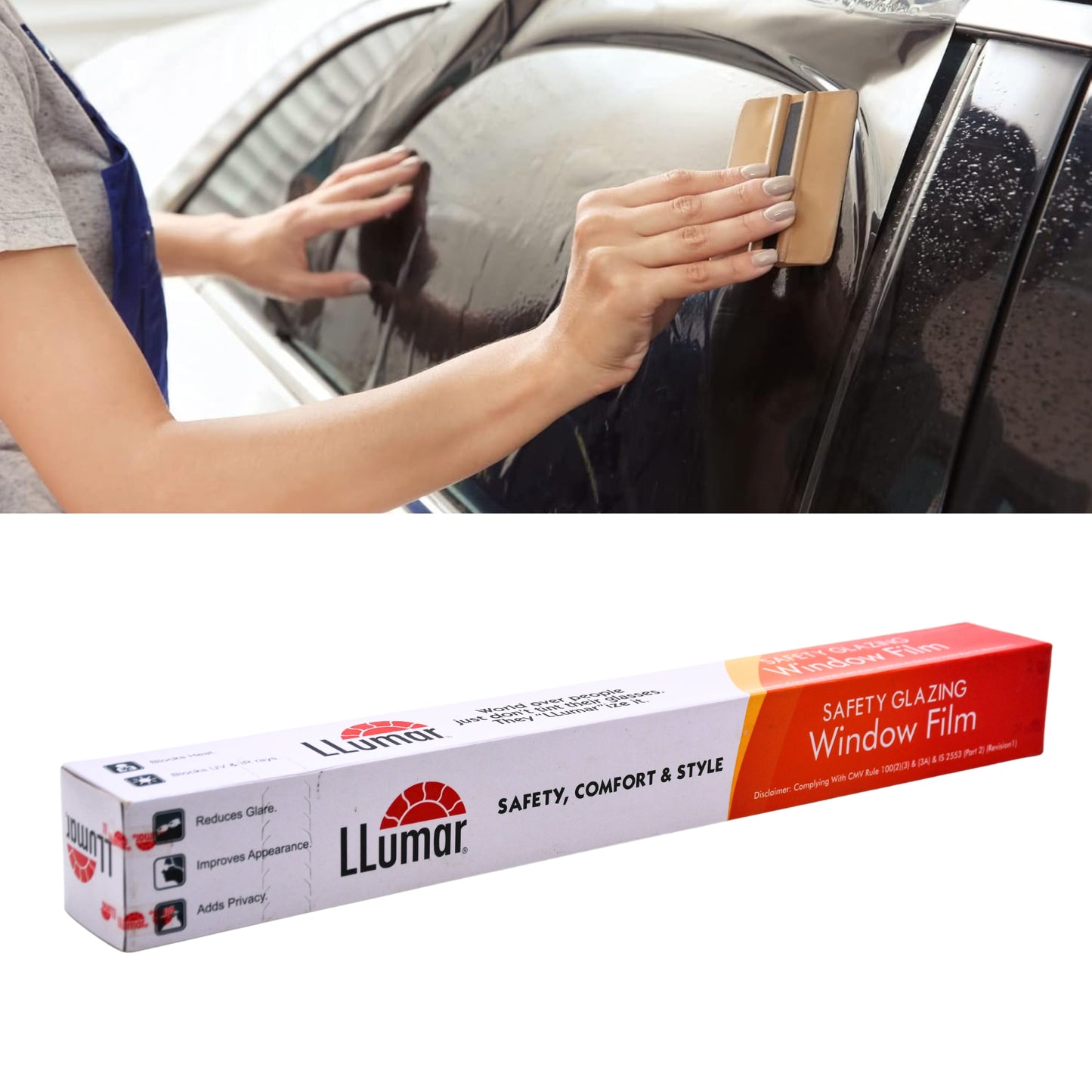 
                  
                    Llumar Safety Glazing Window Film Gold Series OPAL 70(25 Sqft)-FILM-Llumar-CARPLUS
                  
                