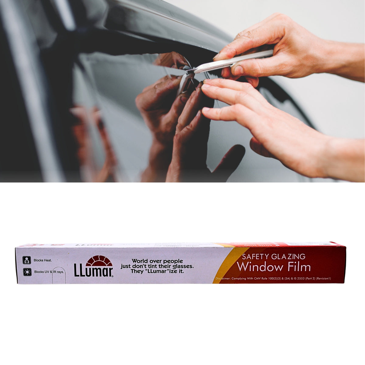 Llumar Safety Glazing Window Film Gold Series OPAL 70(33.33 Sqft) – CARPLUS