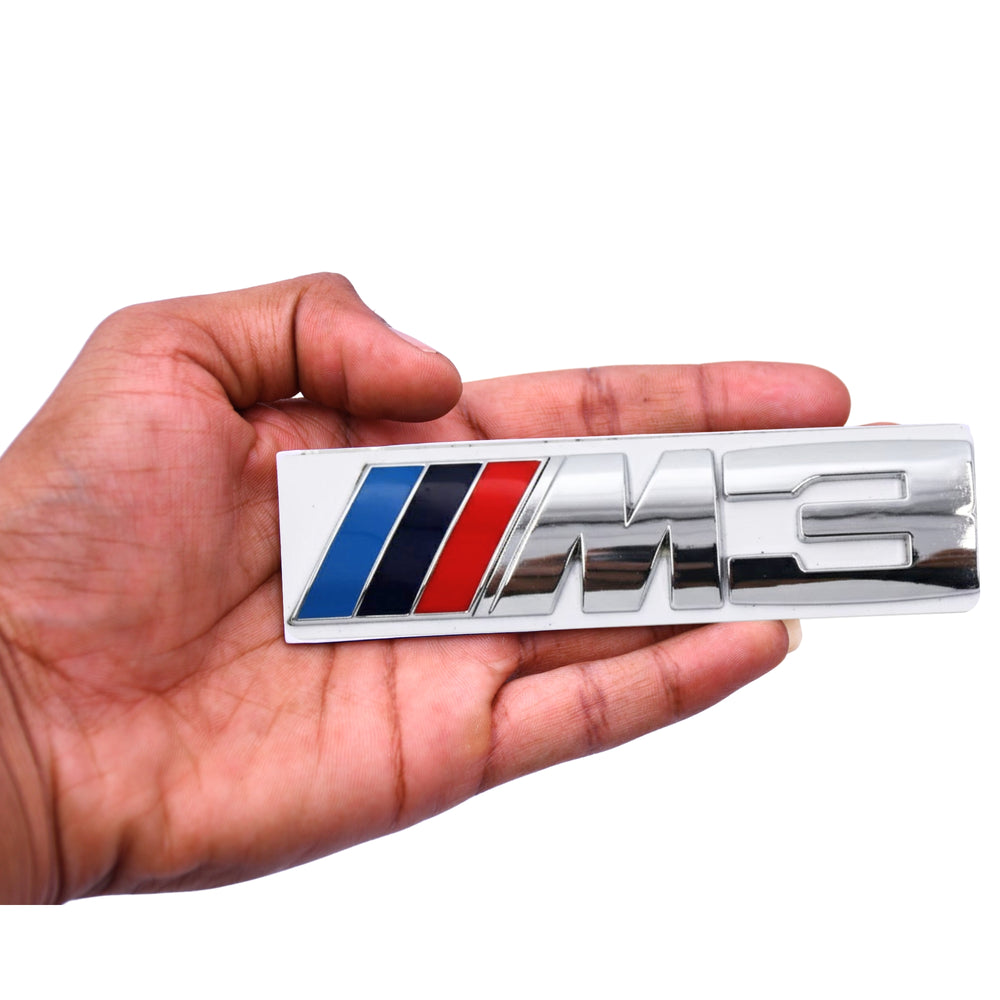 
                  
                    M3 Emblem 3D Badge Chrome With BMW Stripes-BADGES-CARPLUS-CARPLUS
                  
                
