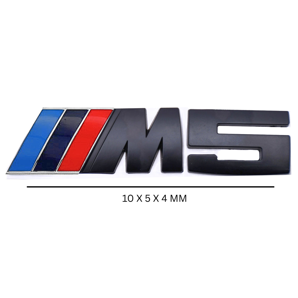 
                  
                    M5 Emblem 3D Badge Matte Black With BMW Stripes-BADGES-CARPLUS-CARPLUS
                  
                