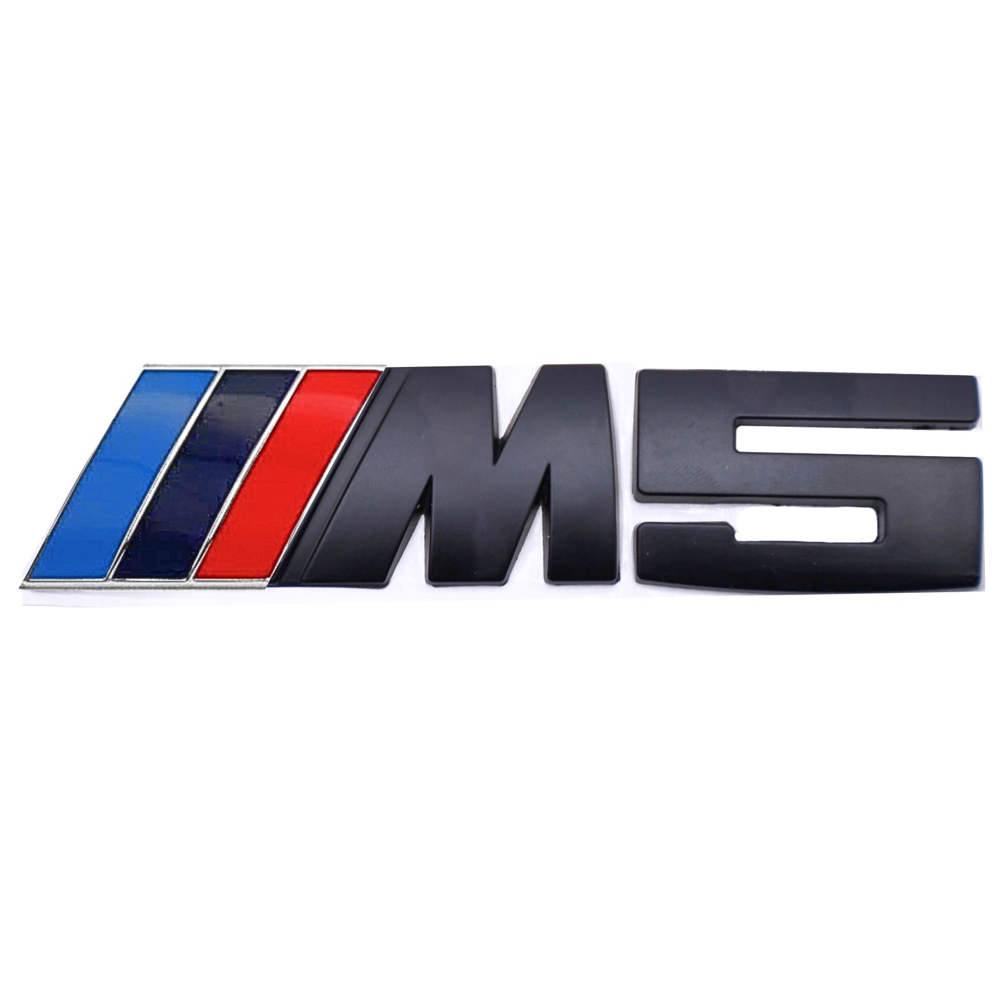 
                  
                    M5 Emblem 3D Badge Matte Black With BMW Stripes-BADGES-CARPLUS-CARPLUS
                  
                