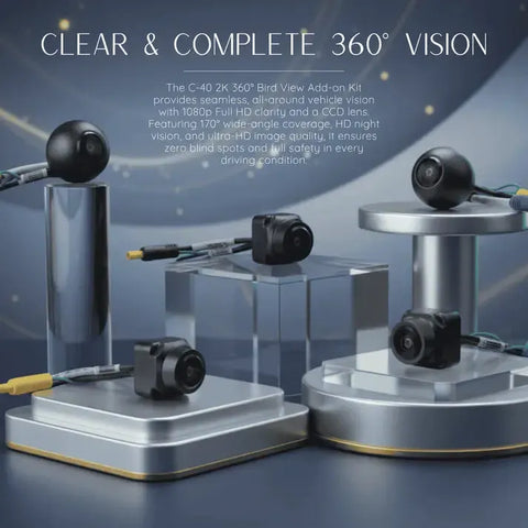 MOCO C-40 2K 360° Bird View Add On Kit for Android Player-360 DEGREE CAMERA-MOCO-CARPLUS