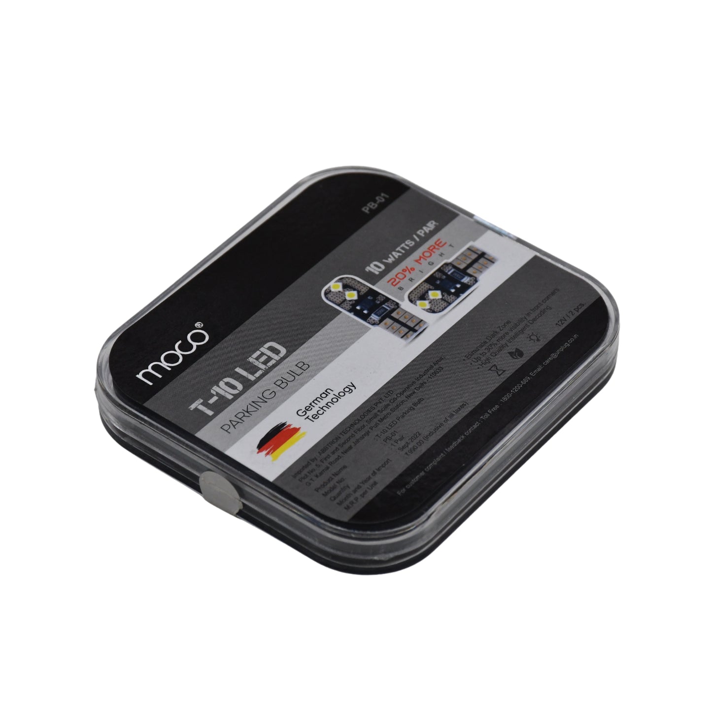 
                  
                    MOCO PB-01 T-10 LED Parking Bulb Set-INTERIOR LED LAMPS-MOCO-CARPLUS
                  
                