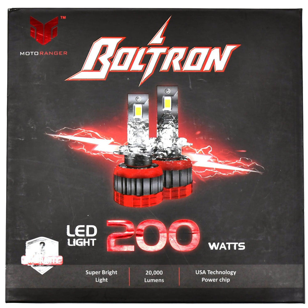 
                  
                    MOTO RANGER Boltron LED Light 200 Watts 6000K-9005-CARPLUS-CARPLUS
                  
                