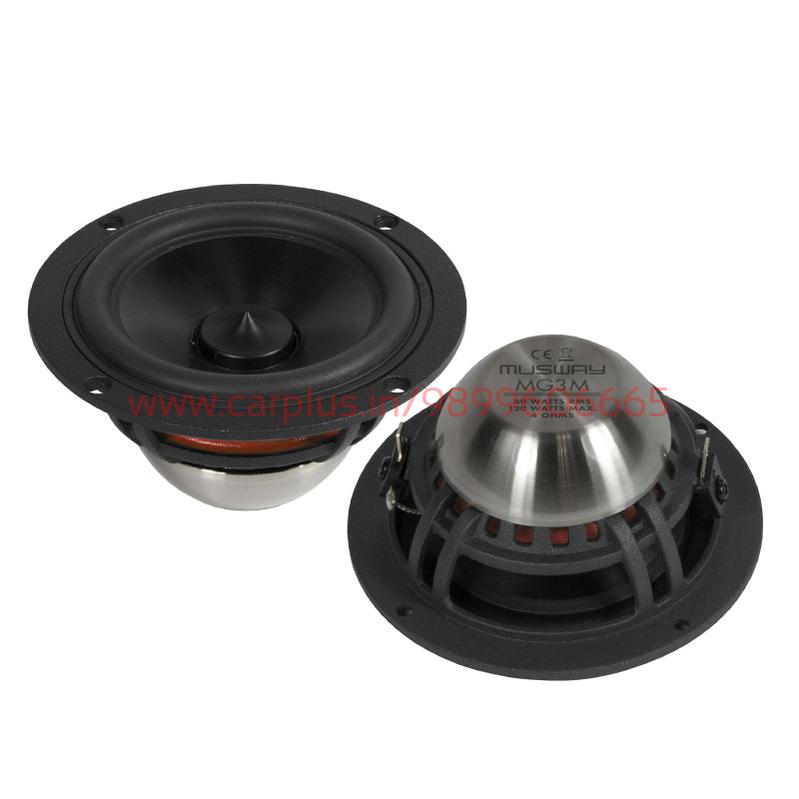 
                  
                    MUSWAY 3" Midrange Speaker Set 60 WATTS RMS 120 WATTS MAX MG3M-CARPLUS-CARPLUS
                  
                