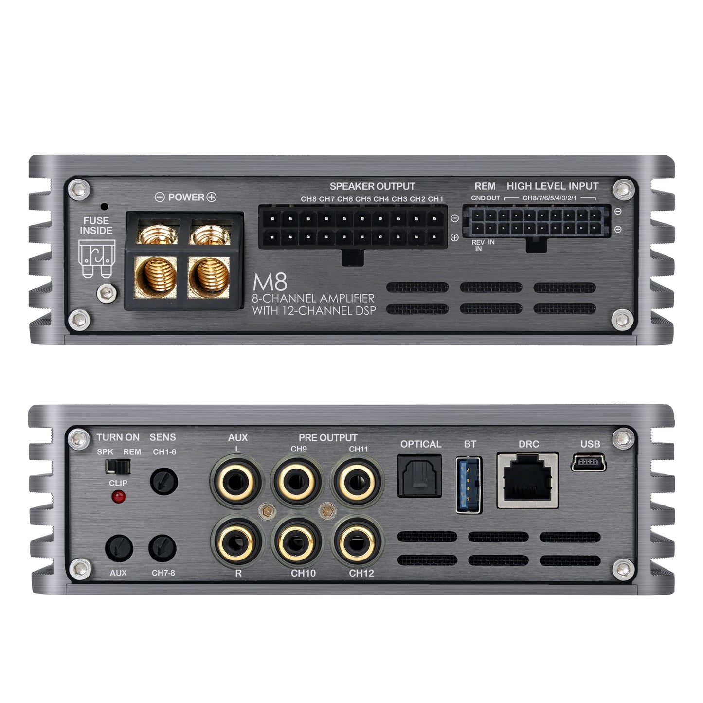 
                  
                    MUSWAY 8 Channel Class D Amplifier With 12 Channel DSP - (M8)-DSP AMPLIFIER-MUSWAY-CARPLUS
                  
                