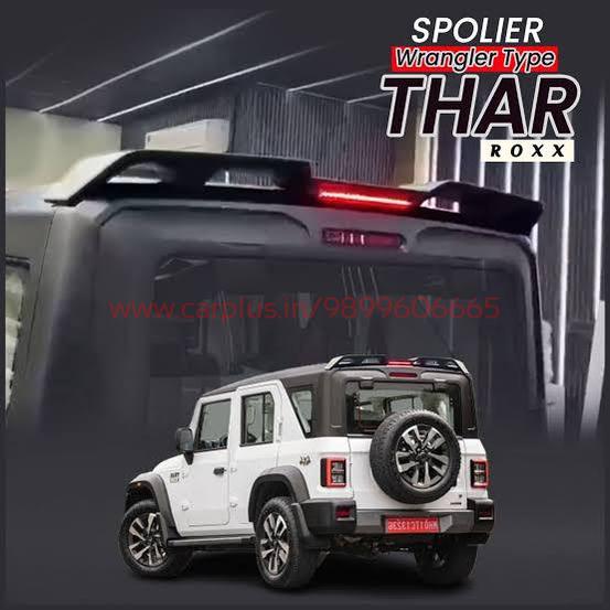 
                  
                    Rear Spoiler Matte Black With Light for Mahindra Thar ROXX-SPOILER-RETRO-CARPLUS
                  
                