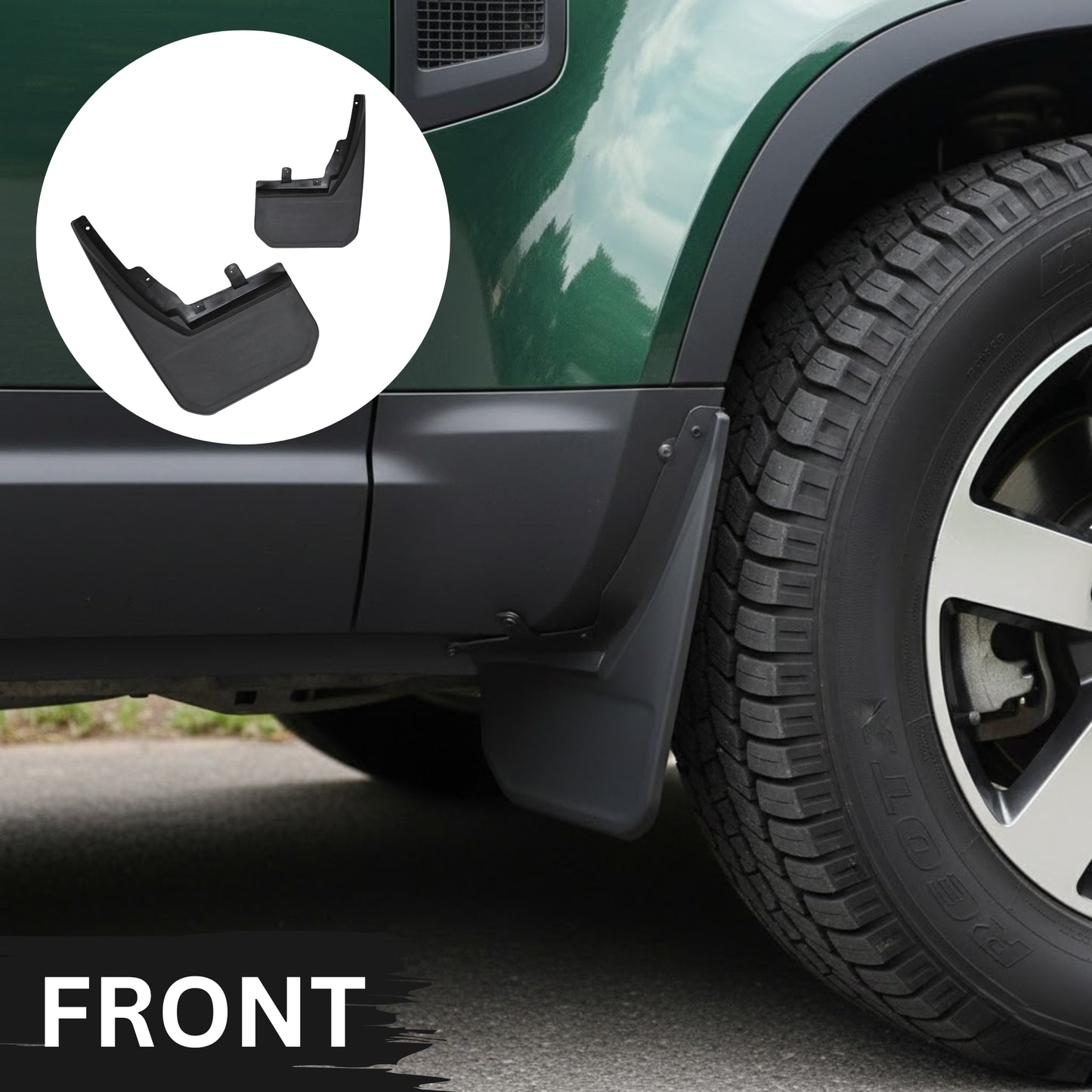 
                  
                    DEFENDER 130 MUDFLAP MATTE-MUD FLAPS-RETRO-CARPLUS
                  
                