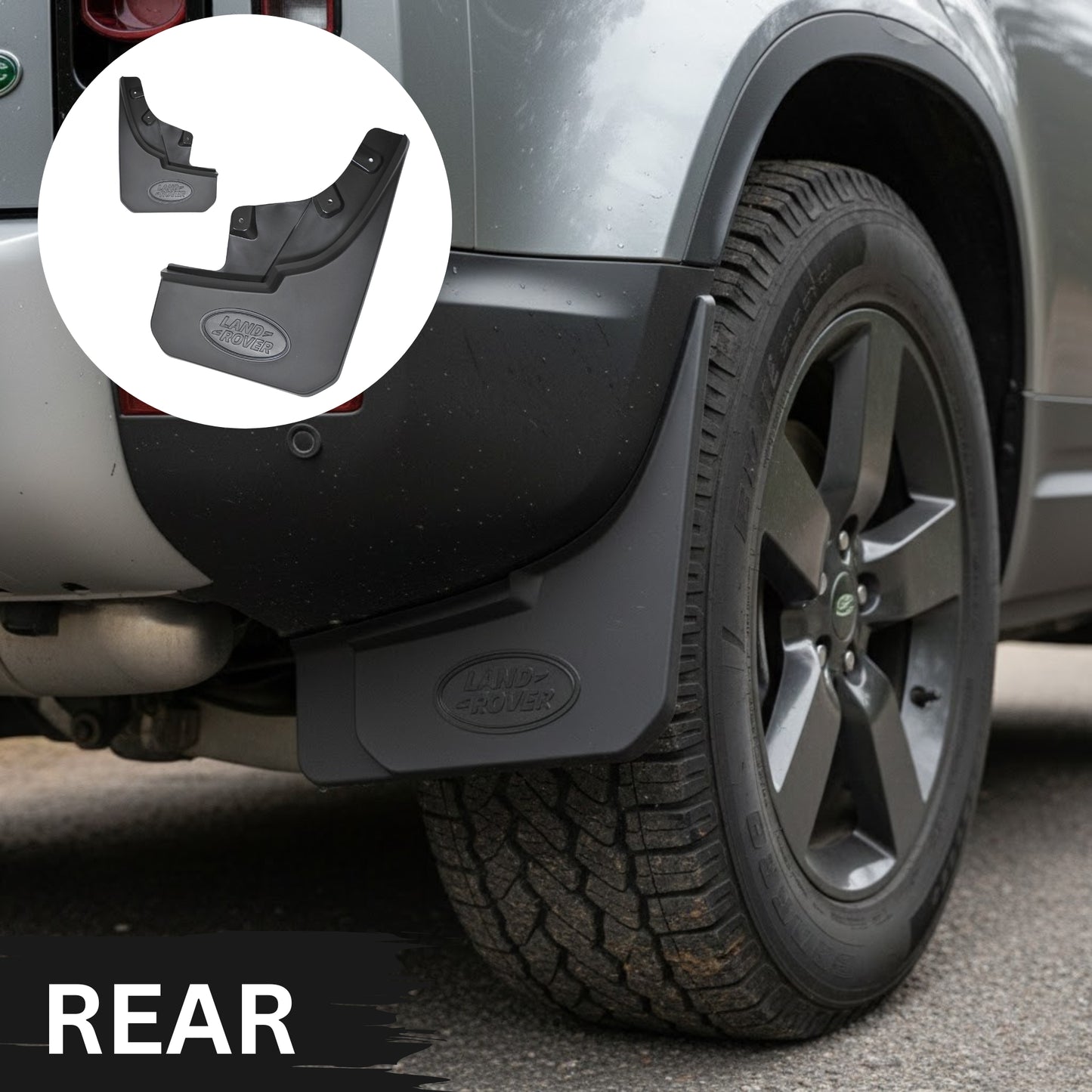 
                  
                    DEFENDER 130 MUDFLAP MATTE-MUD FLAPS-RETRO-CARPLUS
                  
                