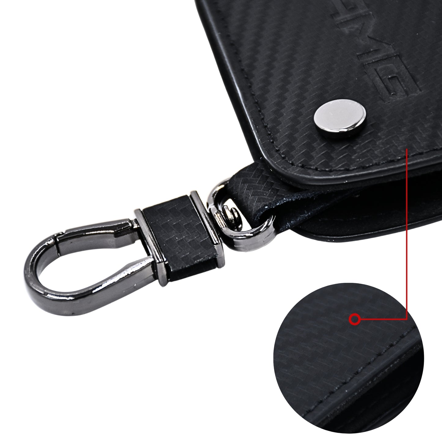 
                  
                    Mercedes Benz AMG Key Wallet-KEY CASE-MERCEDES BENZ-Carbon Black With Red Stiching-CARPLUS
                  
                