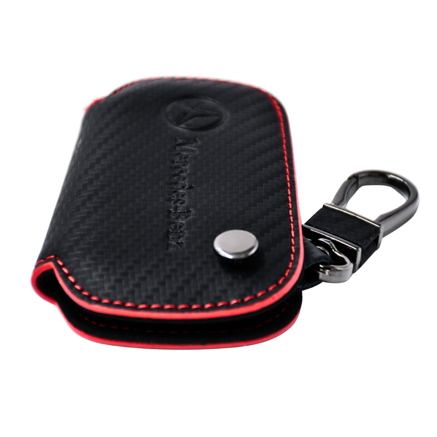 
                  
                    Mercedes Benz AMG Key Wallet-KEY CASE-MERCEDES BENZ-Carbon Black With Red Stiching-CARPLUS
                  
                