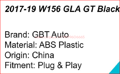 
                  
                    Mercedes Benz 17-19 GLA GT-MERCEDES GRILLS-RETRO SOLUTIONS-CARPLUS
                  
                