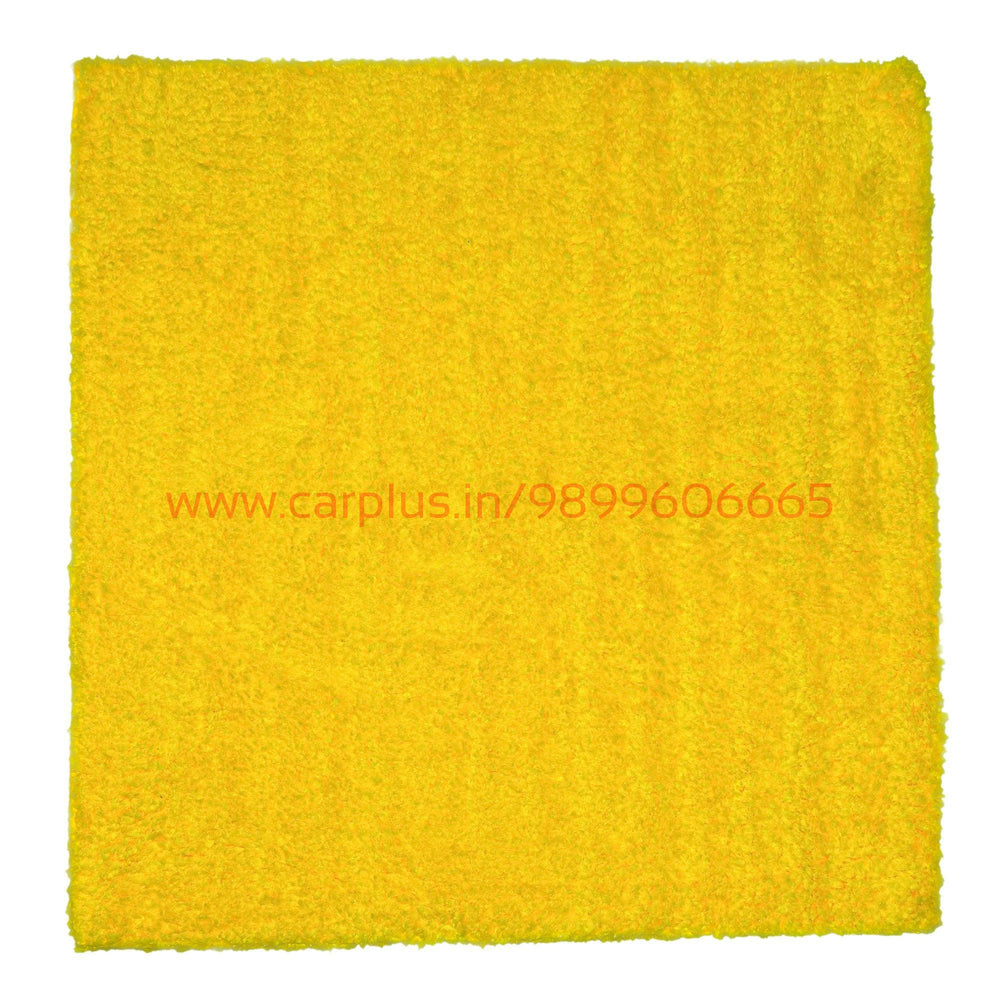 Microfiber 500 Gsm Yellow Supersoft-TOWELS & MITTS-KMH-CARPLUS