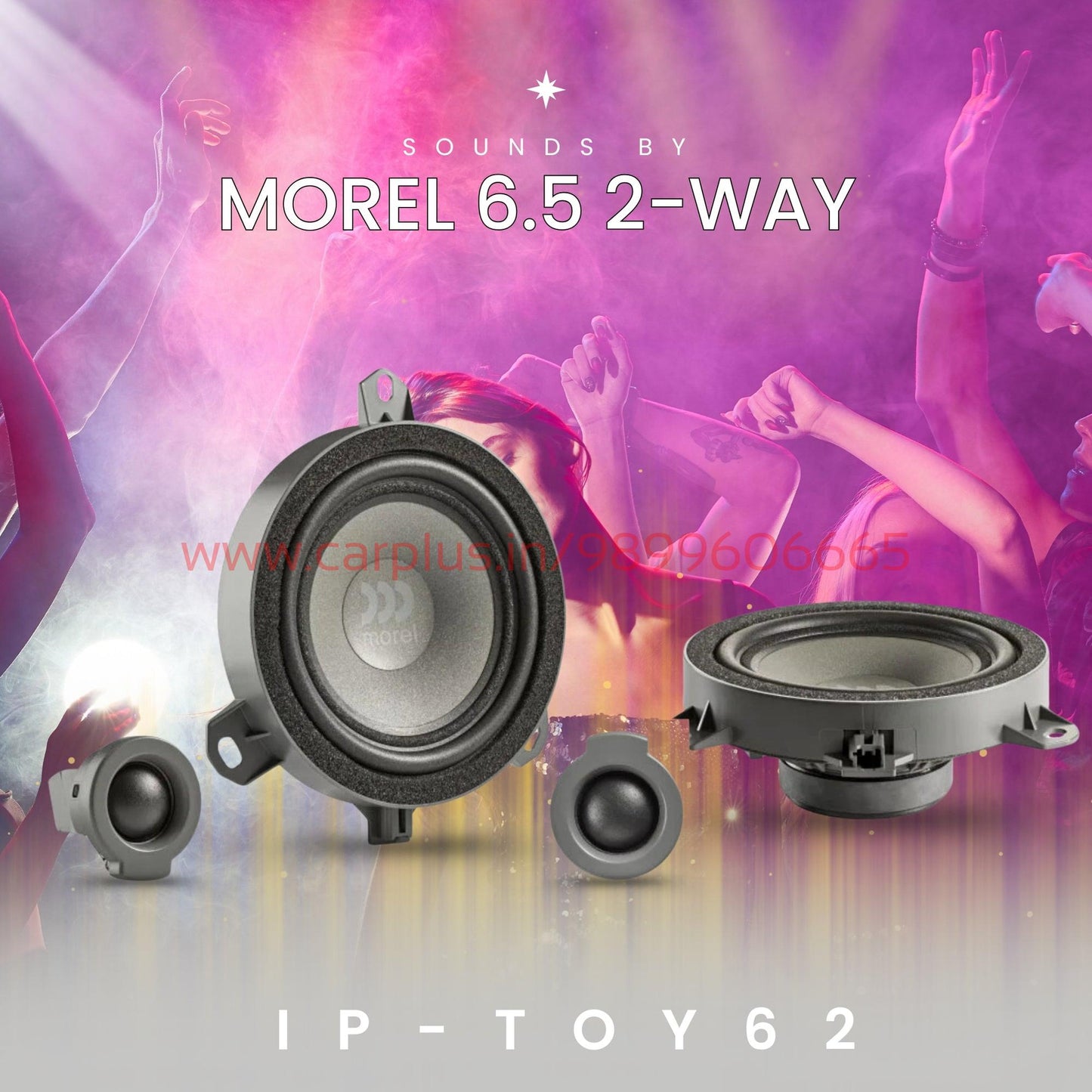 
                  
                    MOREL Toyota DirectFit 6.5 2-Way Component Speakers(IP-TOY62)-COMPONENT SPEAKERS-MOREL-CARPLUS
                  
                