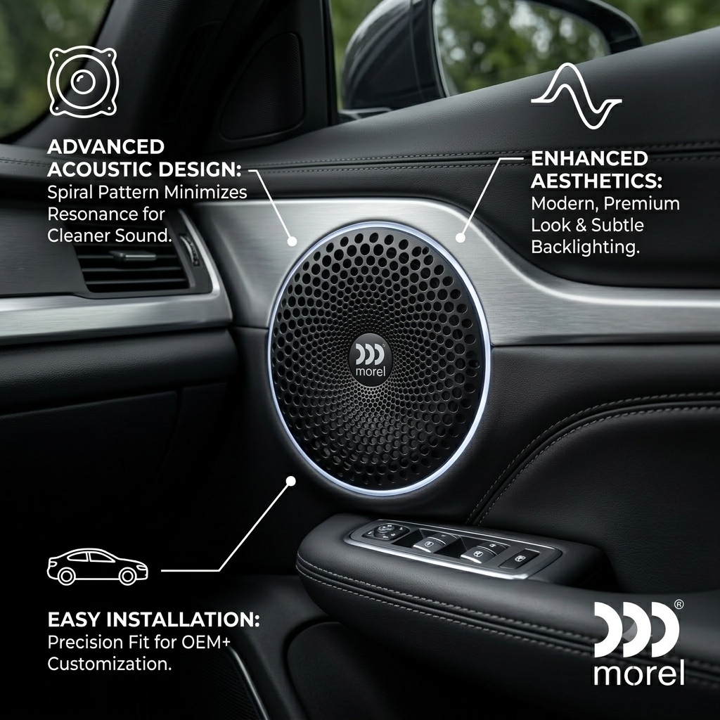 
                  
                    MOREL Lotus Grill 12" Car Woofer Grill-GRILLE-MOREL-CARPLUS
                  
                