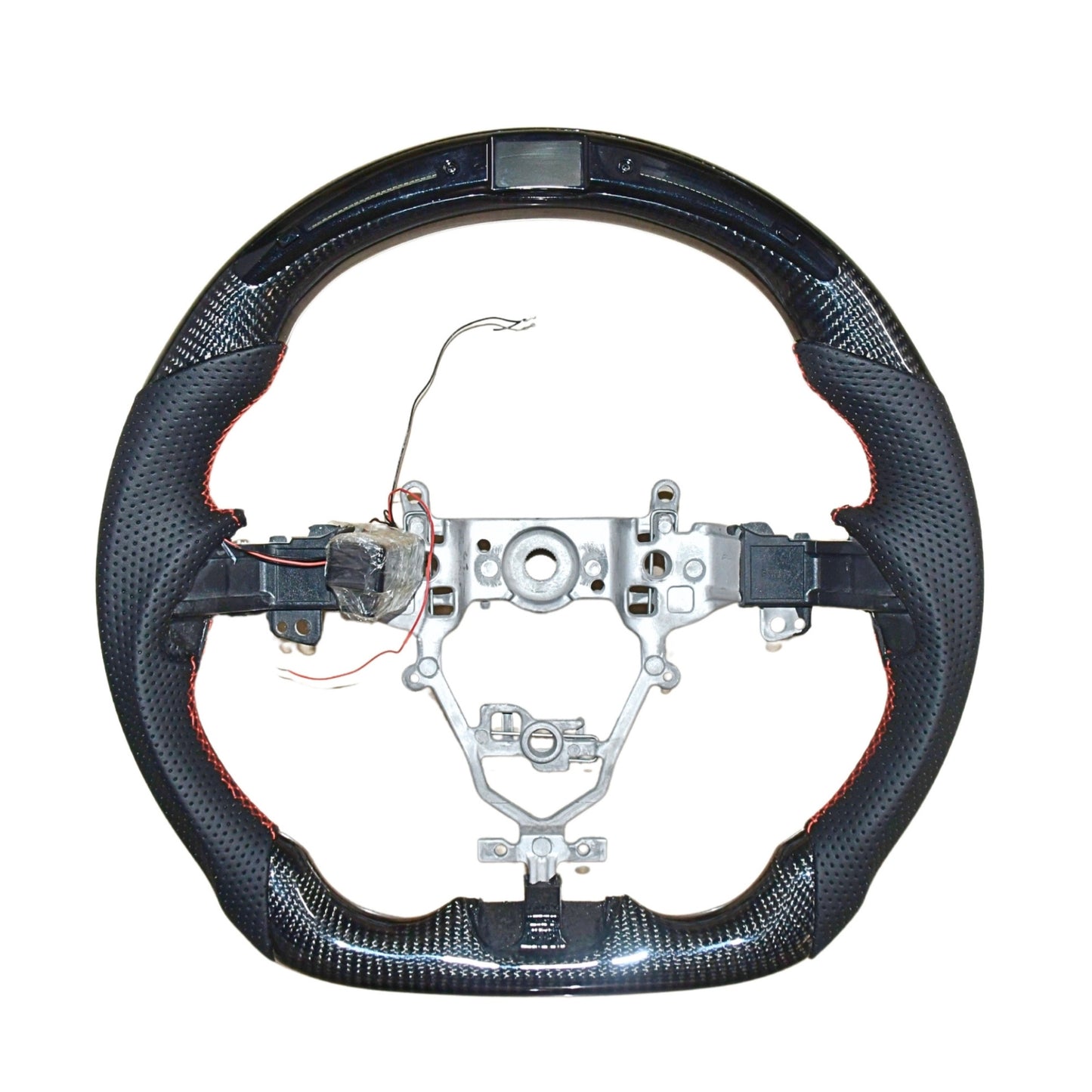 
                  
                    Muscle Steering Wheel for Maruti Suzuki Vitara Brezza-STEERING WHEEL-RETRO-Real Carbon Fiber with LED-CARPLUS
                  
                