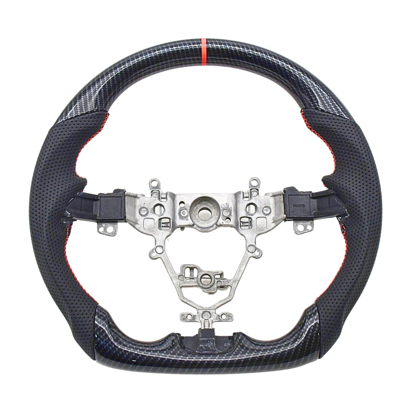 
                  
                    Muscle Steering Wheel for Maruti Suzuki Vitara Brezza-STEERING WHEEL-RETRO-Copy Carbon-CARPLUS
                  
                