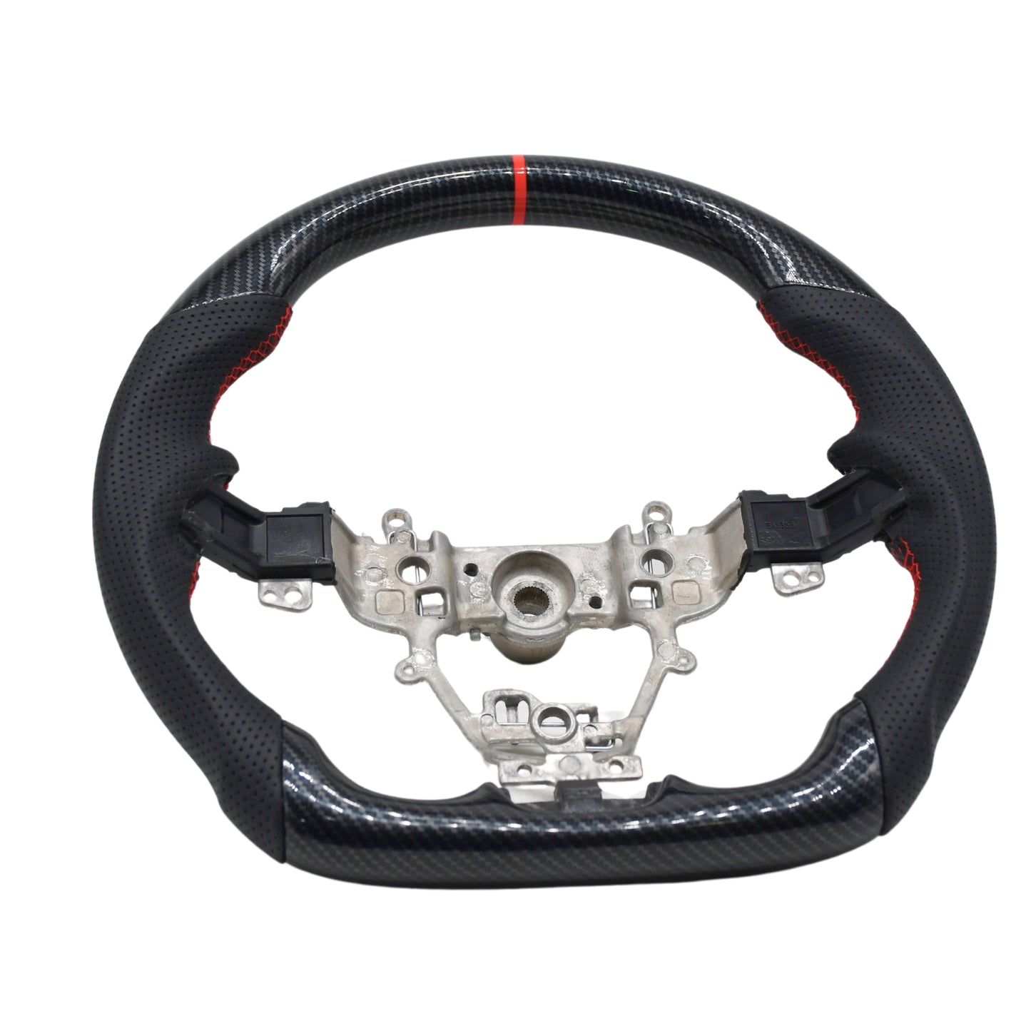 
                  
                    Muscle Steering Wheel for Maruti Suzuki Vitara Brezza-STEERING WHEEL-RETRO-Copy Carbon-CARPLUS
                  
                