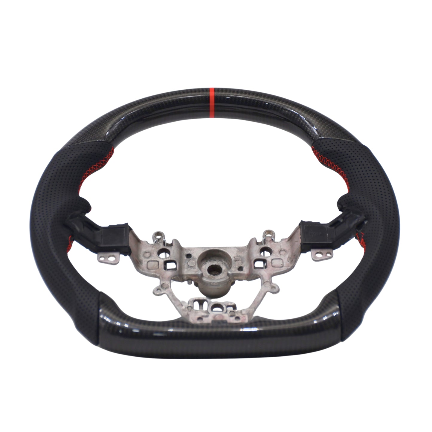 
                  
                    Muscle Steering Wheel for Maruti Suzuki Vitara Brezza-STEERING WHEEL-RETRO-Copy Carbon-CARPLUS
                  
                