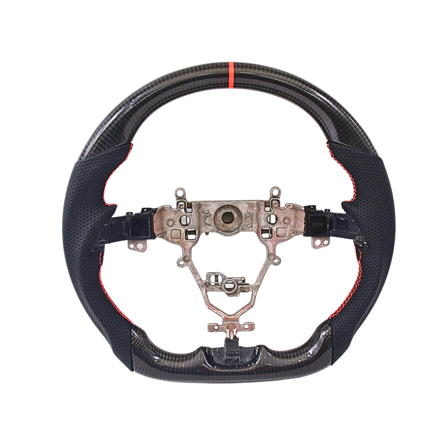 
                  
                    Muscle Steering Wheel for Maruti Suzuki Vitara Brezza-STEERING WHEEL-RETRO-Real Carbon Fiber-CARPLUS
                  
                