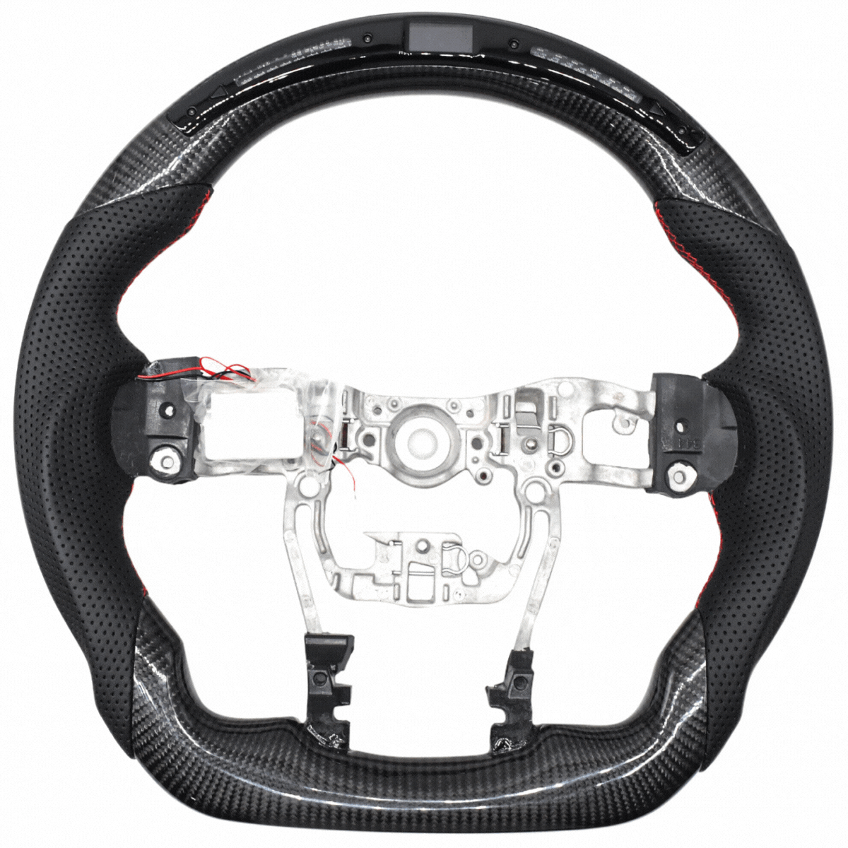 
                  
                    Muscle Steering Wheel for Toyota Fortuner-CARPLUS-Real Carbon Fiber with LED-CARPLUS
                  
                