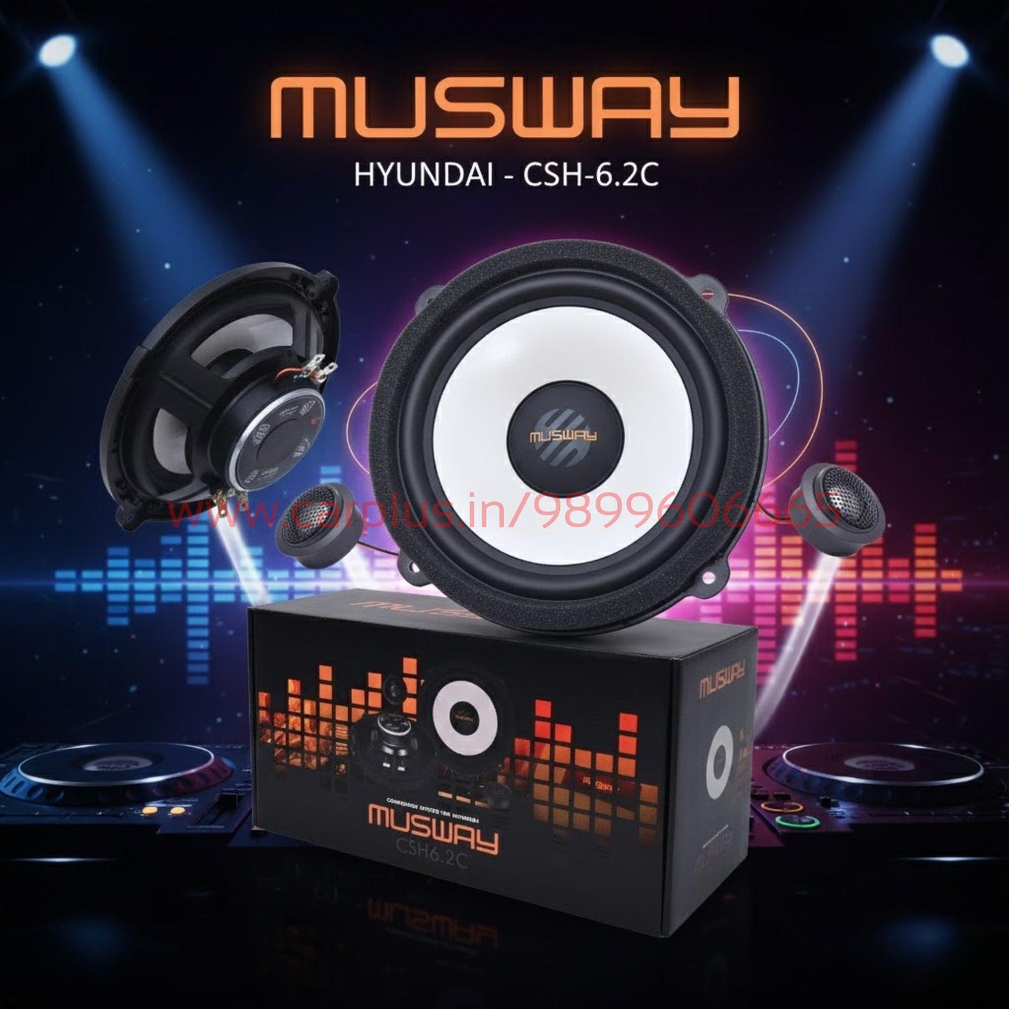 
                  
                    MUSWAY COMPONENT SPEAKER FOR HYUNDAI - (CSH 6.2C)-COMPONENT SPEAKERS-MUSWAY-CARPLUS
                  
                