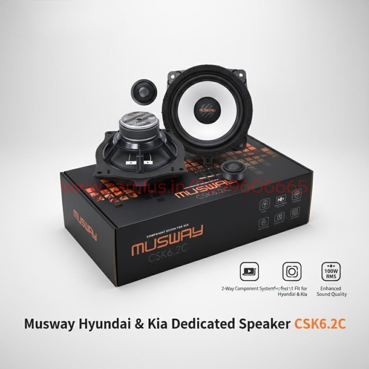 
                  
                    MUSWAY COMPONENT SPEAKER FOR KIA - (CSK6.2C)-COMPONENT SPEAKERS-MUSWAY-CARPLUS
                  
                