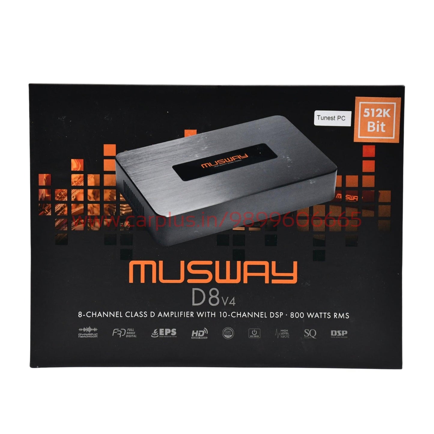 
                  
                    MUSWAY 8 Channel Class D Amplifier With 10-Channel DSP | 800 Watts RMS - D8 V4-8 CHANNEL AMPLIFIER-MUSWAY-CARPLUS
                  
                