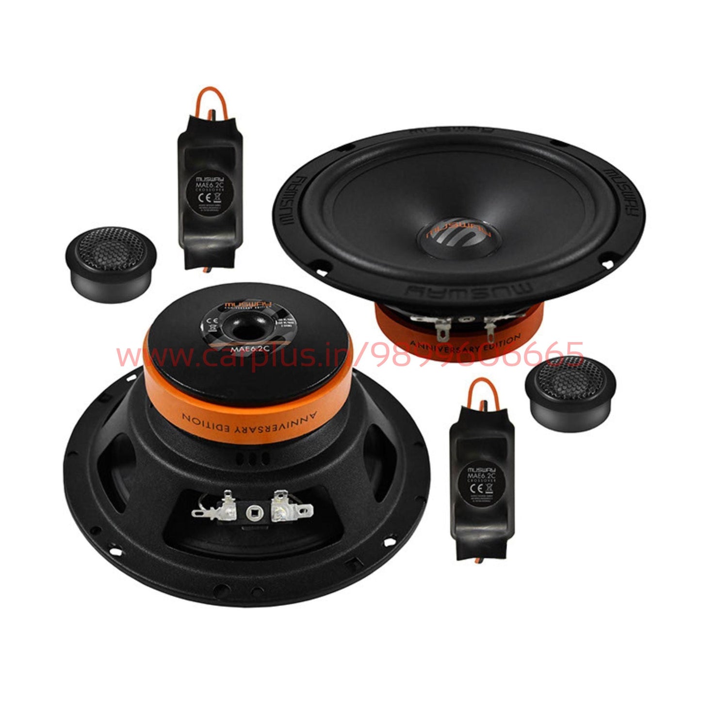 
                  
                    MUSWAY 6.5” 2-Way Component Speaker - (MAE6.2C)-COMPONENT SPEAKERS-MUSWAY-CARPLUS
                  
                