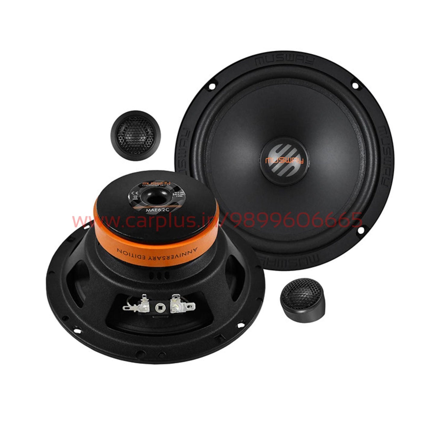 
                  
                    MUSWAY 6.5” 2-Way Component Speaker - (MAE6.2C)-COMPONENT SPEAKERS-MUSWAY-CARPLUS
                  
                