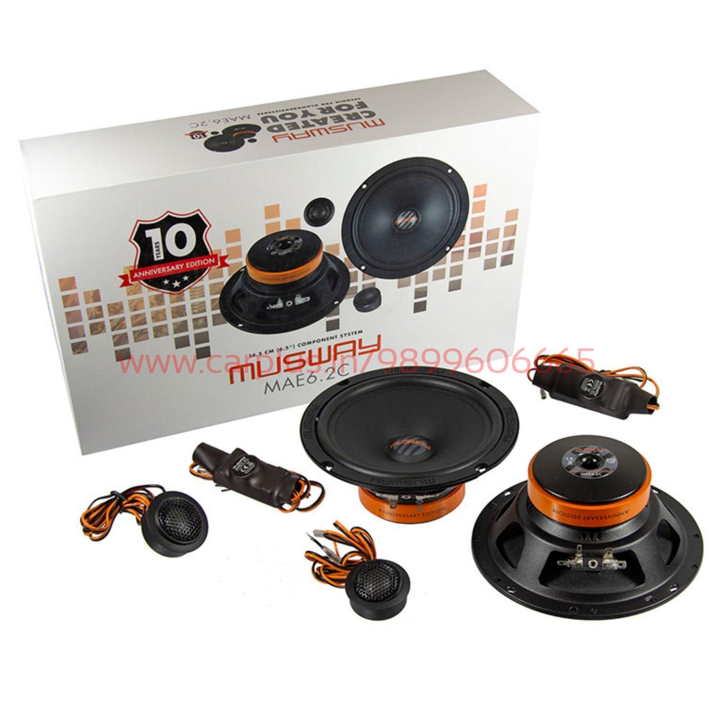 
                  
                    MUSWAY 6.5” 2-Way Component Speaker - (MAE6.2C)-COMPONENT SPEAKERS-MUSWAY-CARPLUS
                  
                
