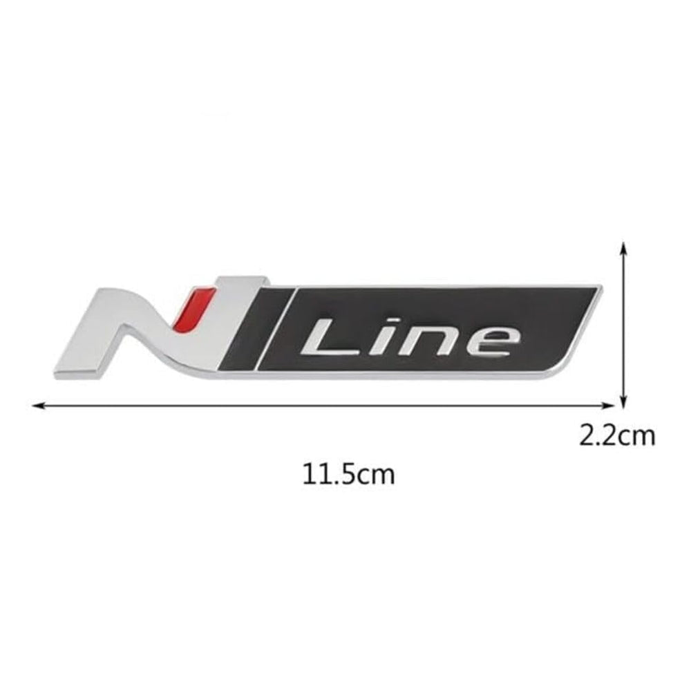 
                  
                    N LINE Emblem 3D Badge-BADGES-CARPLUS-Chrome & Black-CARPLUS
                  
                