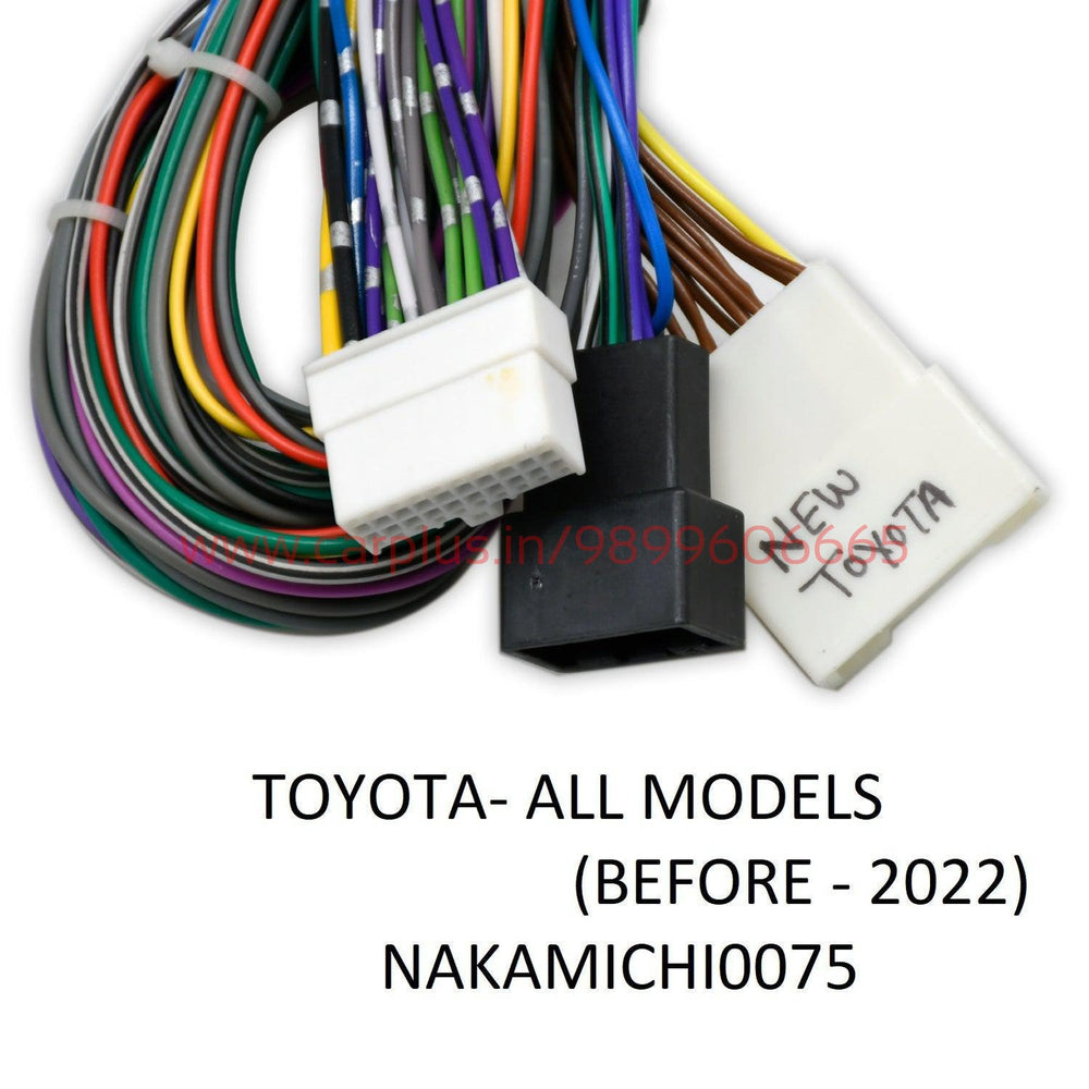 
                  
                    NAKAMICHI Connector For DSP-DSP CONNECTOR-NAKAMICHI-TOYOTA- ALL TOYOTA MODELS BEFORE 2022-CARPLUS
                  
                